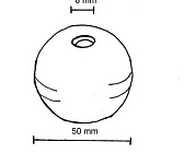 bola para cabo de aço