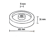 Roda  100mm