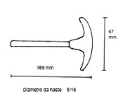 Pino de carga 5/16