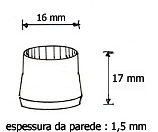 Ponteira externa 5/8