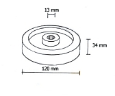 Roda 120mm