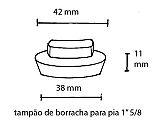 Tampão borracha para pia 1