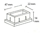 Ponteira 50x25 interna 