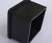 Ponteira 50x50 externa borracha vertical 